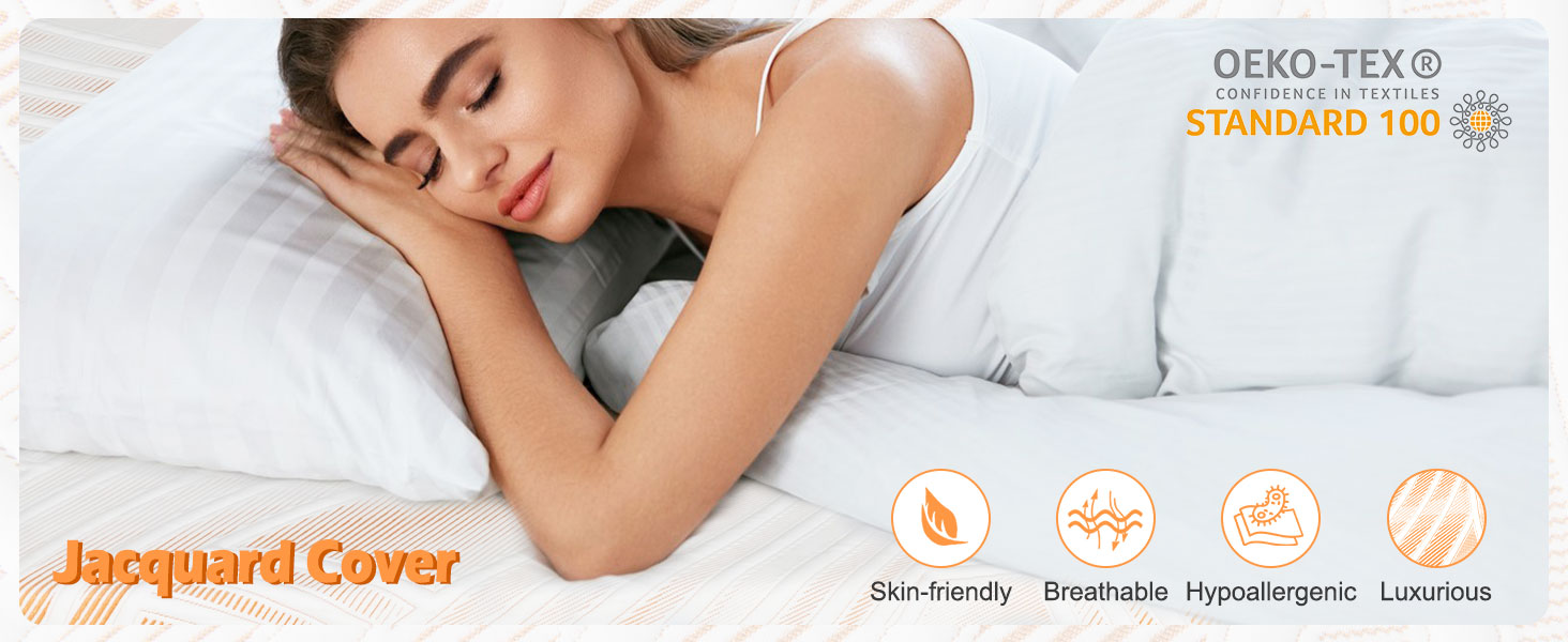 Giantex 8 Inch Mattress Twin XL, Copper Infused Memory Foam