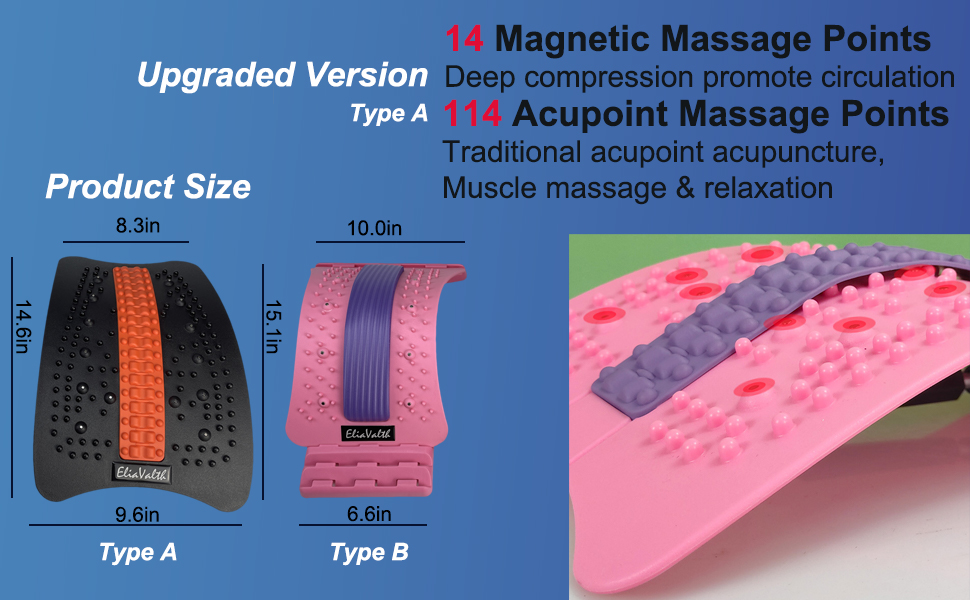 Back Stretching Device, Back Cracker, Upgraded Back Stretcher, Multi