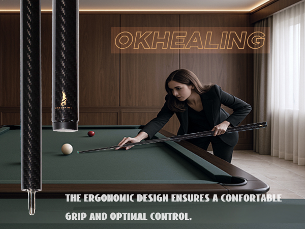 KHEALING Cues ビリヤード Amazon.co.jp: KHEALING ビリヤード キュー カーボン 電木皮頭