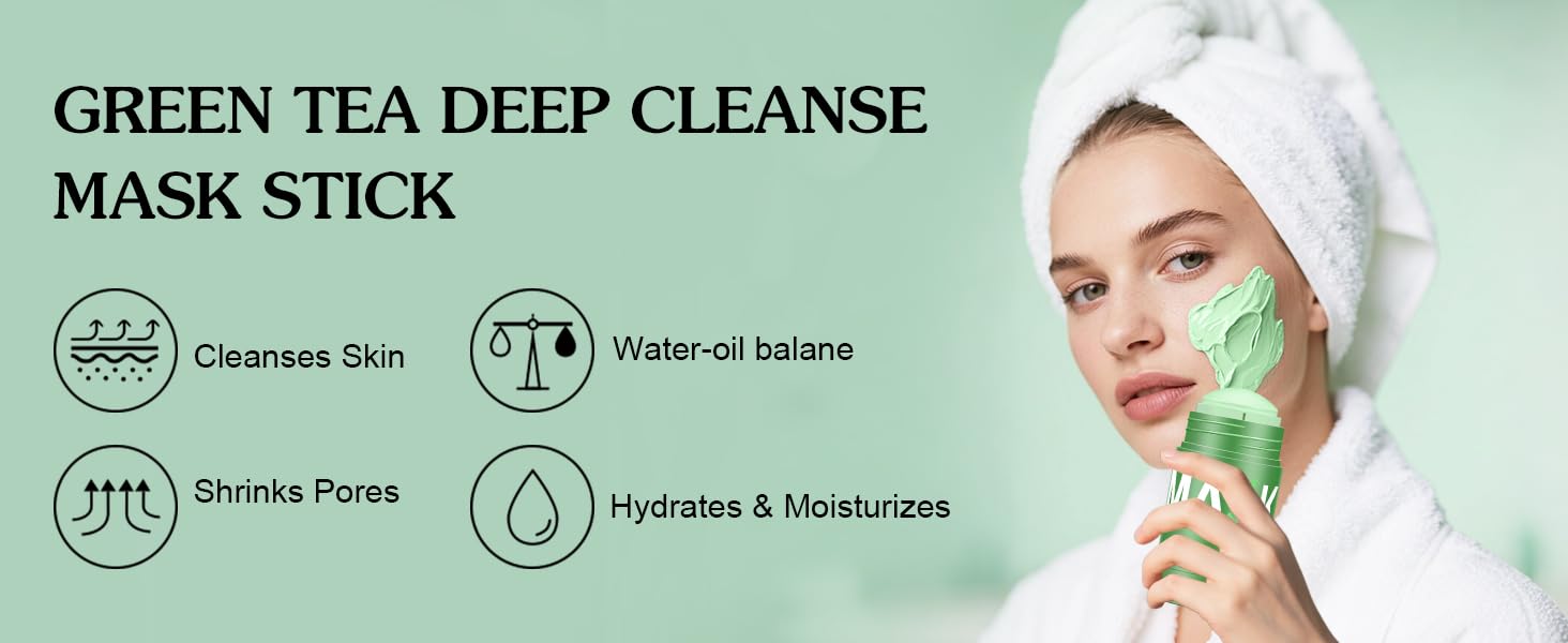 green tea face mask