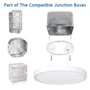 led flush ceiling light remote