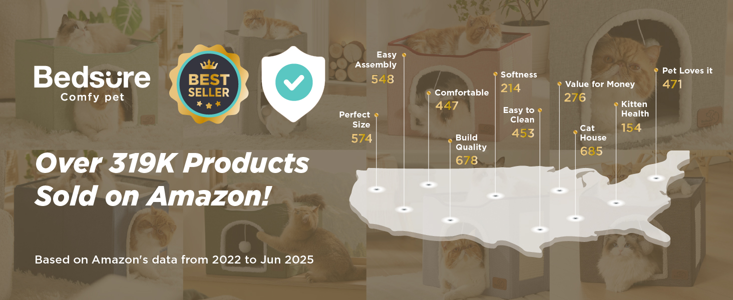Bedsure cat beds cat house