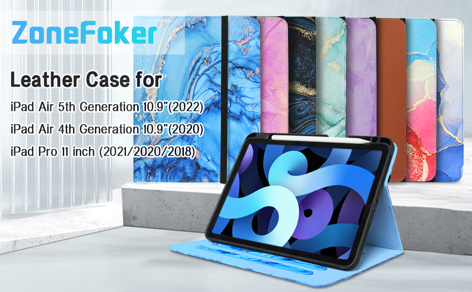 ZoneFoker for iPad Air 5th 4th Generation Case, iPad Pro 11