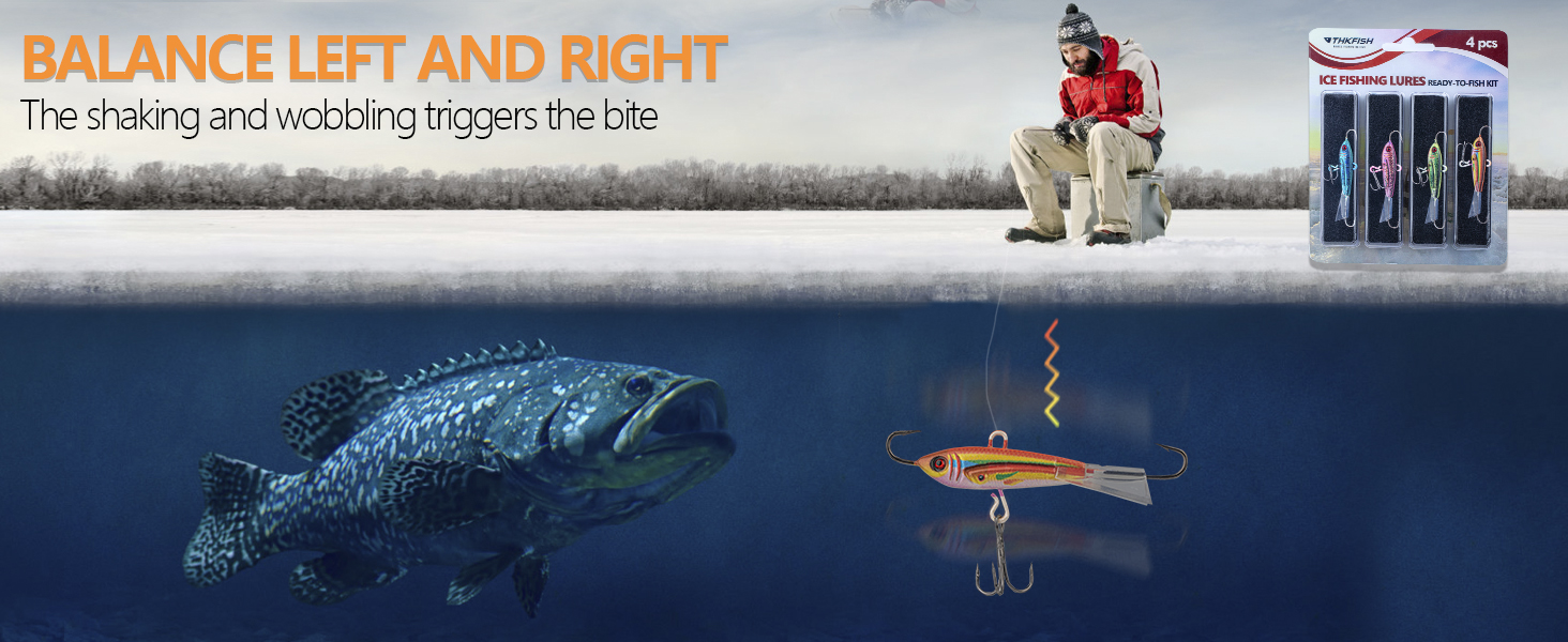 Ice Fishing Jigs Ice Fishing Lures Ice Fishing Gear for Crappie Vertical Jigs jigg-ing rap