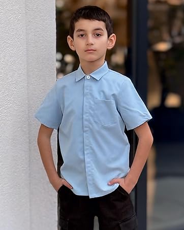 blue dress shirt boys