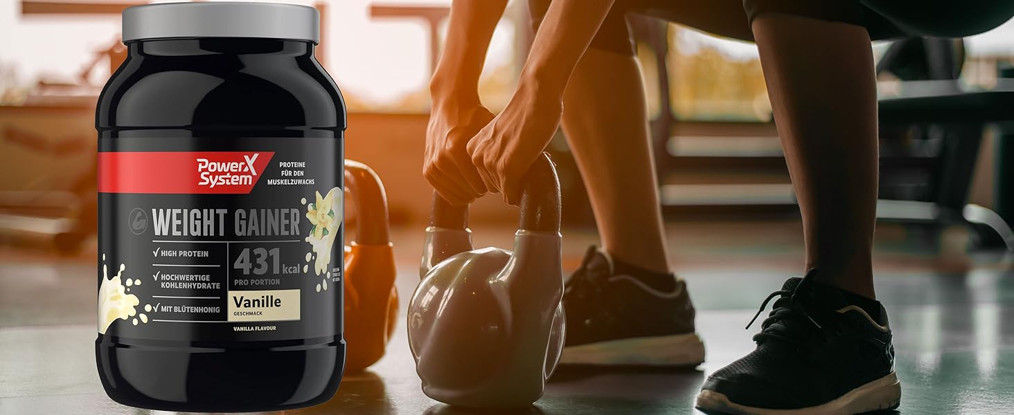 Weight Gainer Muskelaufbau