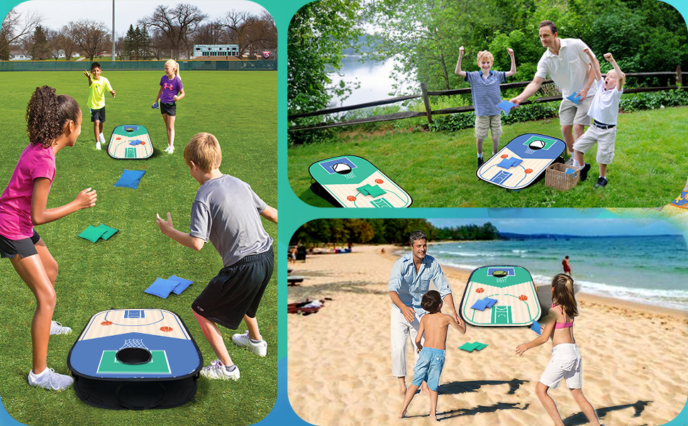 Cornhole Set-blue&green-04