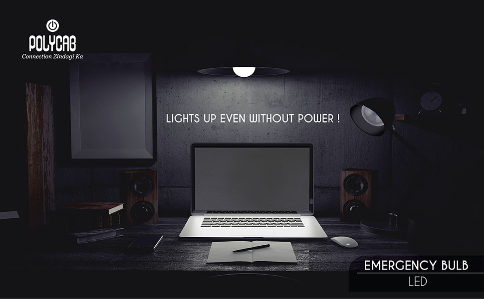 Buy Polycab Aelius EnergySaving LED Inverter Emergency Bulb B22 Base