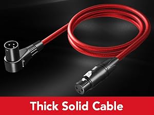 Straight Female balanced shielded audio red 2 pack