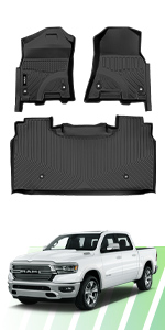 floor mats for 2019 2020 2021 ram 1500 crew cab
