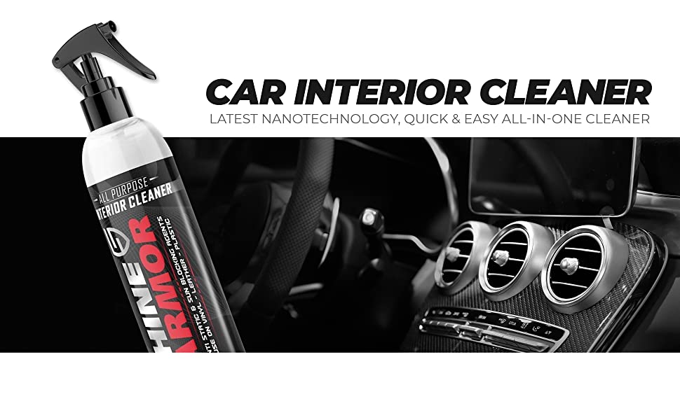 SHINE ARMOR Car Interior Cleaner for Vehicle Detailing & Restoration