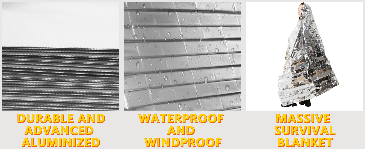 Emergency Mylar Thermal Blankets