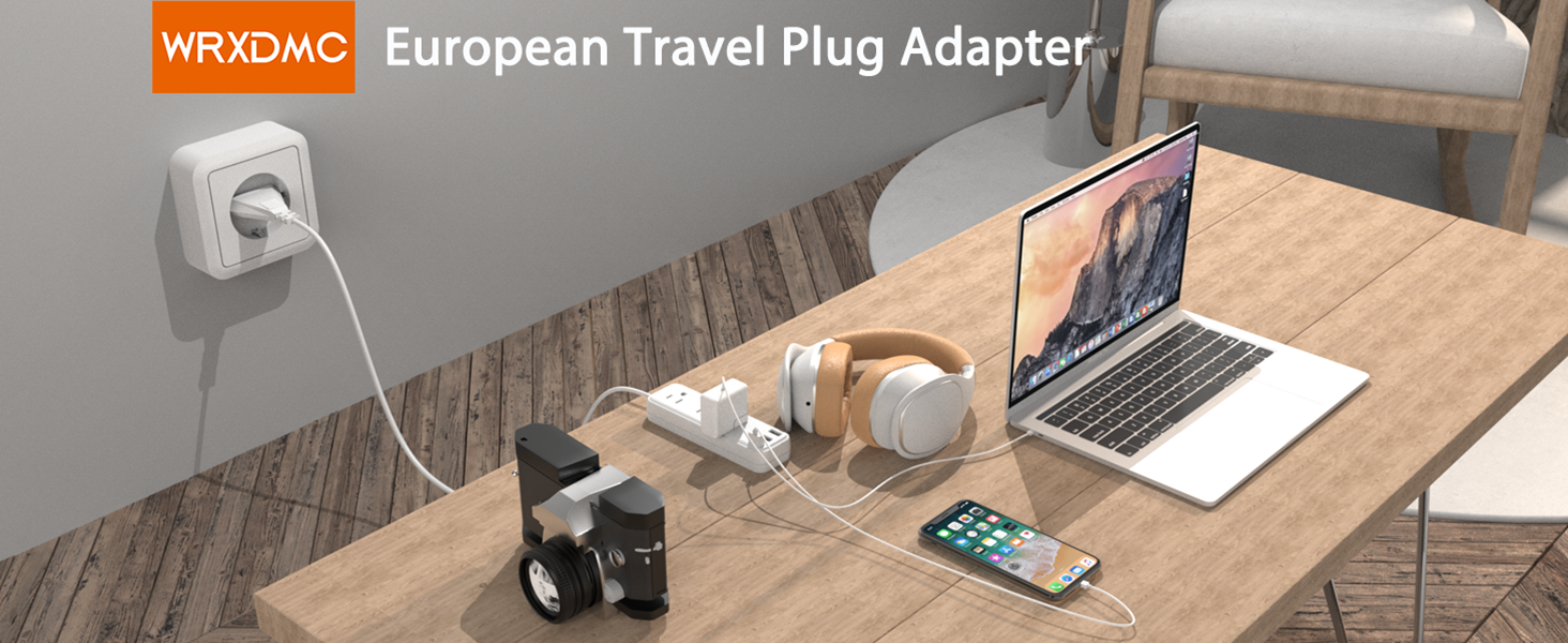   European Travel Plug Adapter International Travel Plug Adapter