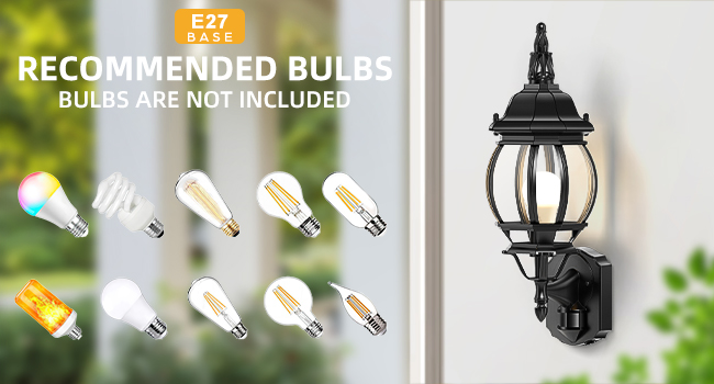 New Released Motion Sensor Outdoor Light - Larger Size - Updated Motion Sensor