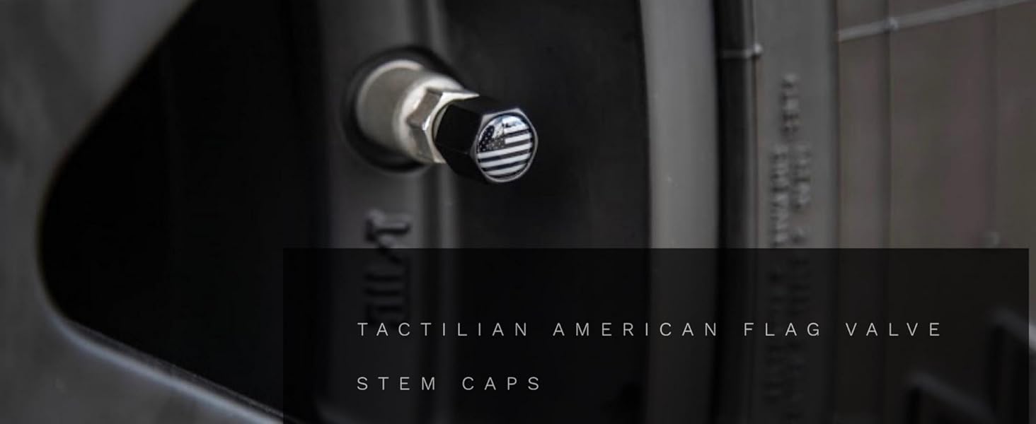 tactilian made in usa tire valve stem caps for car truck suv vans motorcycle bike tyre cap