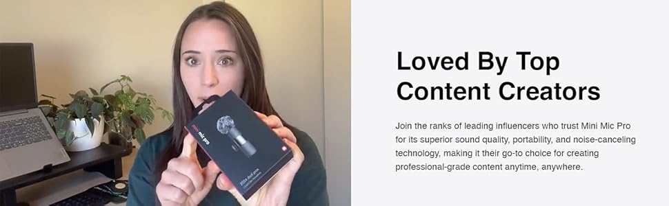 Wireless Microphone for iPhone, bluetooth microphone, mic, iphone microphone for video recording