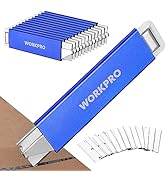 WORKPRO 12-Pack Box Cutter Retractable - Utility Knife with Single Edge Razor Blade - Razor Knife...