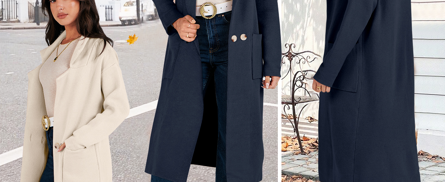 Women's Open Front Coatigan