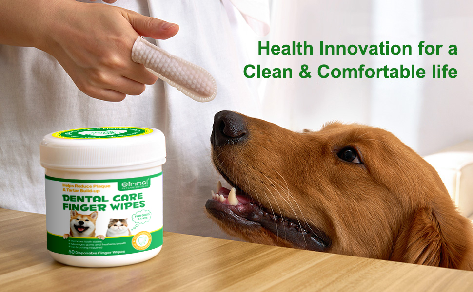 Dental Care Finger Wipes for Dogs