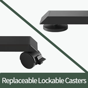 Replaceable Lockable Casters