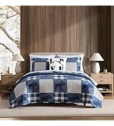 Eddie Bauer - Queen Quilt Set, Naturally Soft Cotton Bedding w/a Lightweight Feel for All-Year Co...