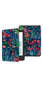 kindle 2022 11th gen lightweight silicone shock absorb tri fold skin rotating stand holder