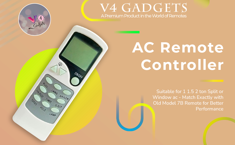 Review V4® Zh/Lt-01 Compatible Air Conditioner Remotes For Original 7 Spn-Bnb85