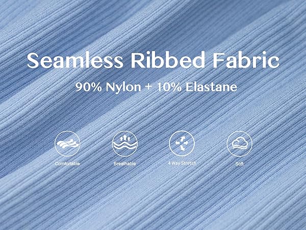 Basic Seamless Ribbed Tank Tops