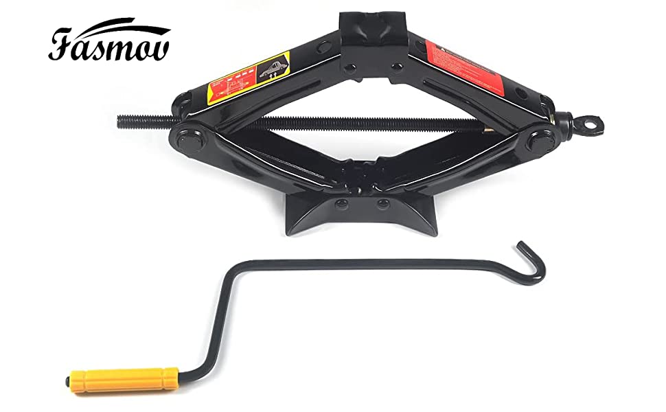 Fasmov Scissor Jack, Heavy Duty Lifting Jack, Lift Wind Up Tools, for