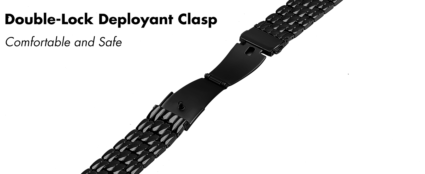 TISIMO black apple watch band for women
