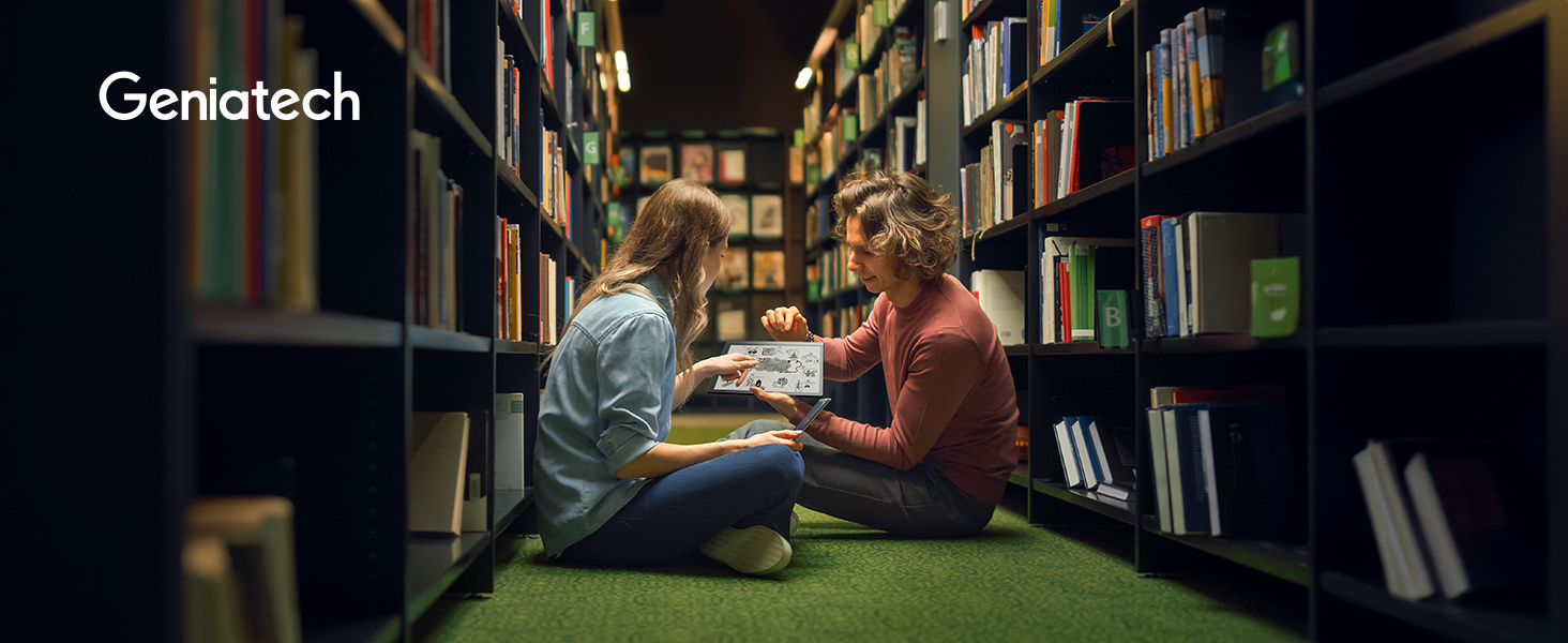 In the library