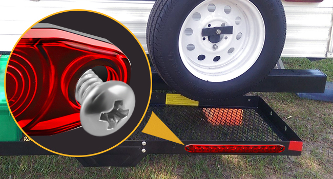 16Inch 11 LED Red Trailer Light Bar for Park Stop Turn signals Tail Brake Light