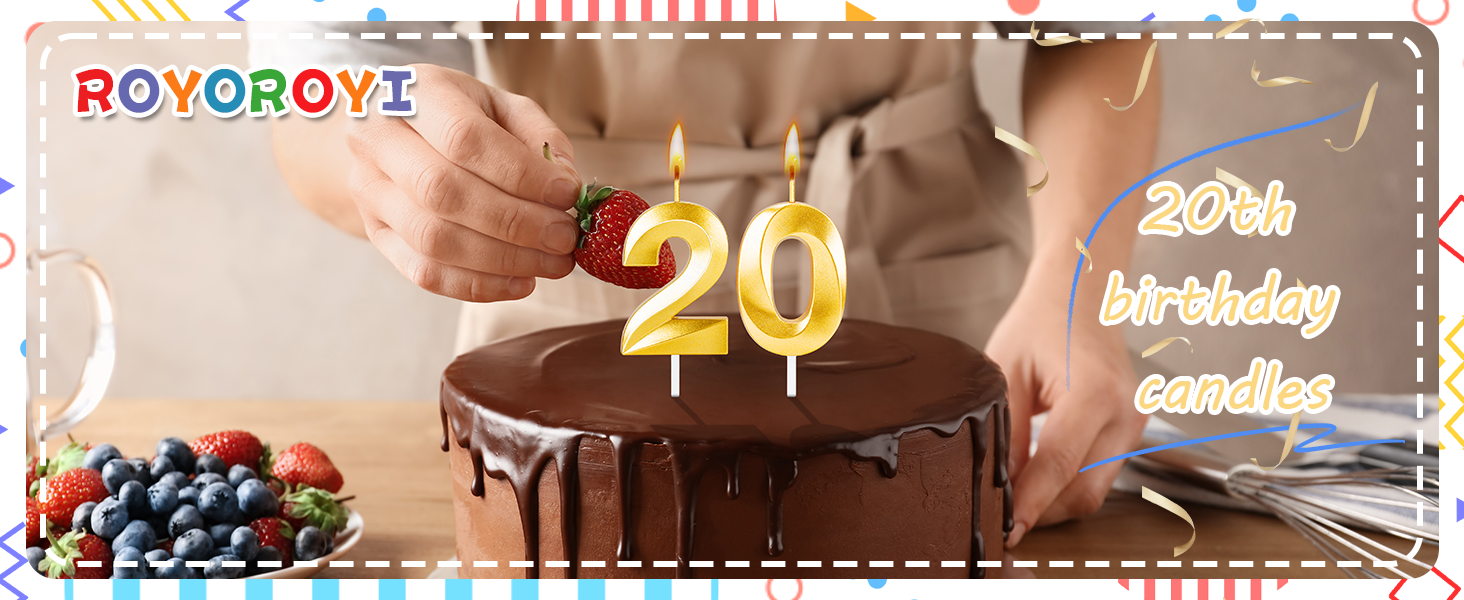 20th birthday decorations