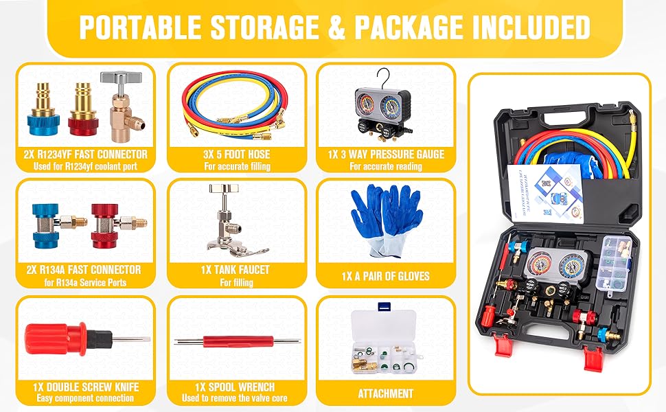 ac manifold gauge set
