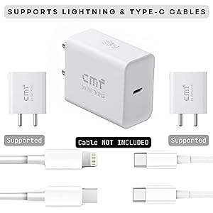 SUPPORTS LIGHTNING & TYPE-C CABLES