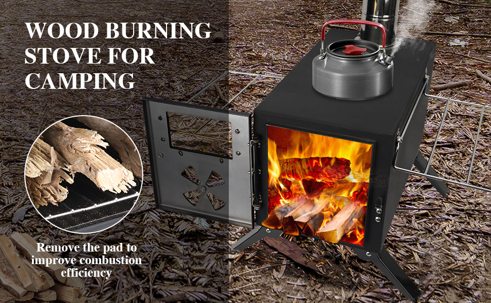 wood burning tent stove