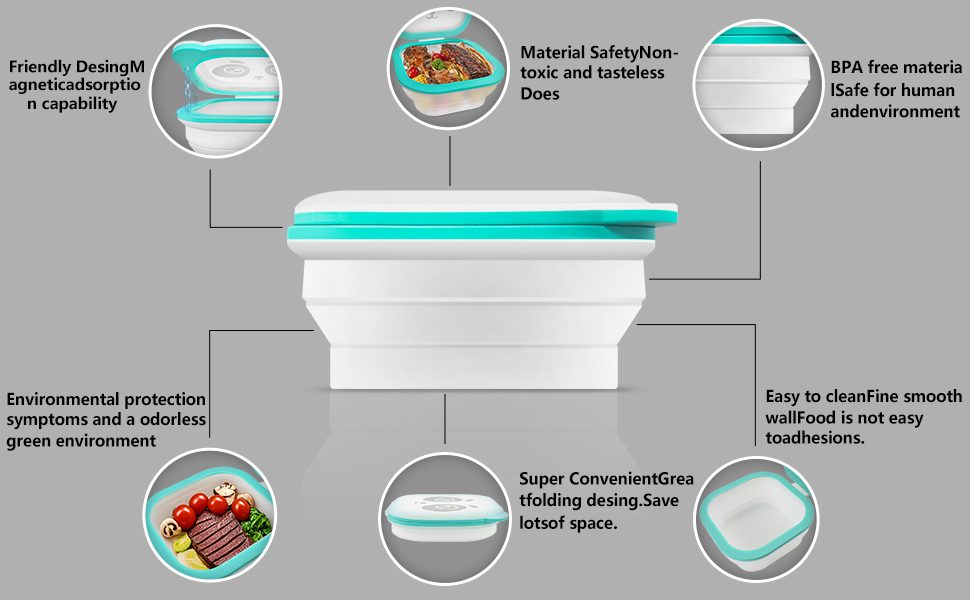 Silicone Food Storage Containers