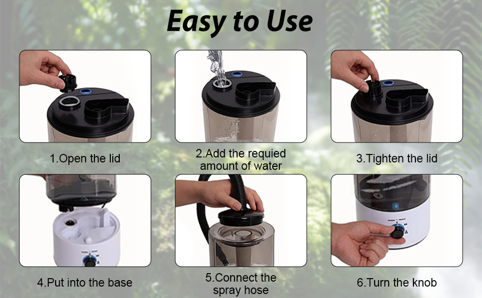 Fog Machine for Reptile Terrarium Tank