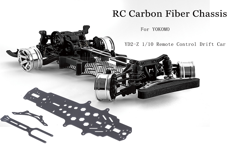 Jaxenor Carbon Fiber RC Drift Car Upgrade Kit for YOKOMO