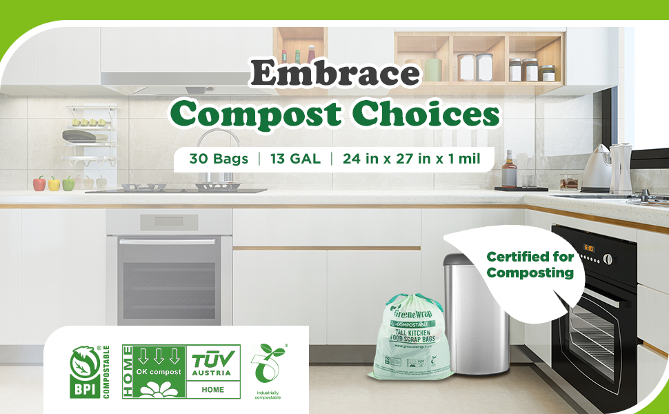 compost choice for compost trash bags greenewrap