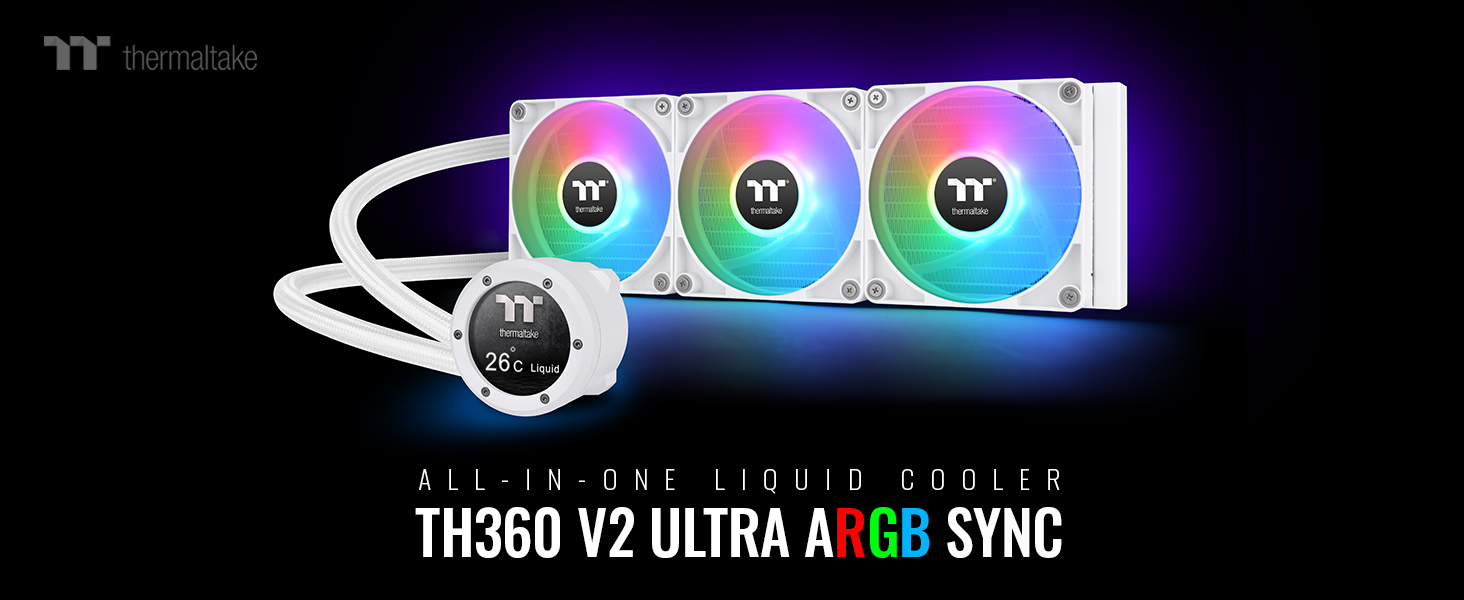 TH360 V2 Ultra ARGB Sync All-In-One Liquid Cooler - Snow Edition