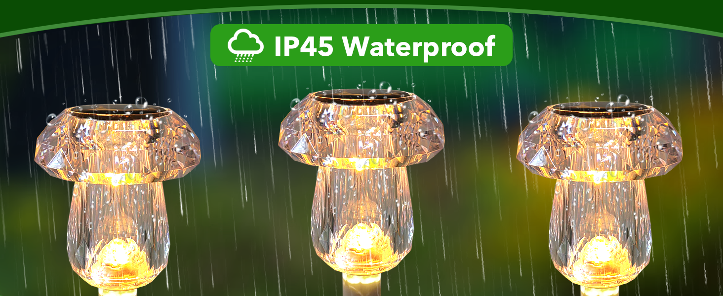 solar outdoor lights waterproof