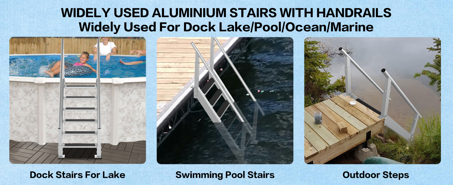 dock steps for outdoor use