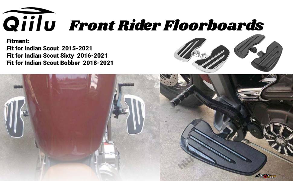 indian scout floorboards, Aluminum Front Rider Floorboard