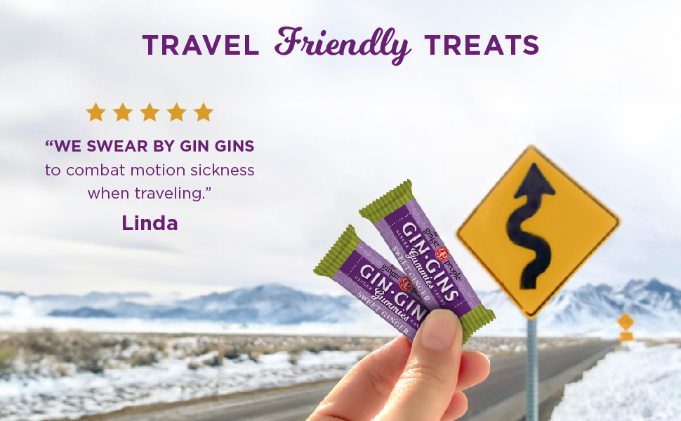 GIN GINS Sweet Ginger Chewy Ginger Candy by The Ginger