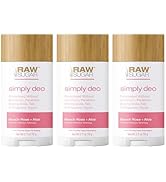 Raw Sugar Aluminum Free Deodorant Stick, Simply Deo Bundle (Pack of 3) Whole Body Deodorant for W...