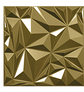 gold wall panels