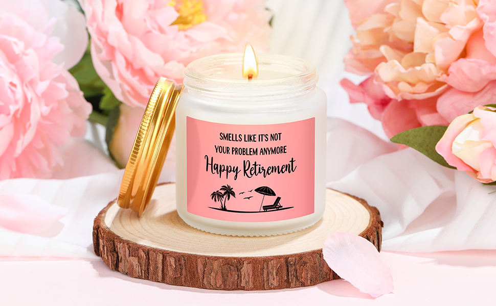 retirement candle