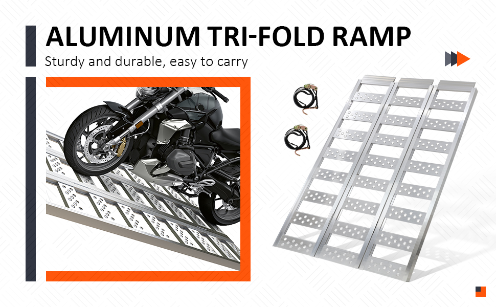 Tri-Fold Ramp with Treads