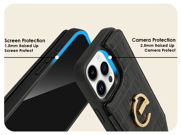 Amazon.com: CUSTYPE Wallet Case for iPhone 16 Pro Black